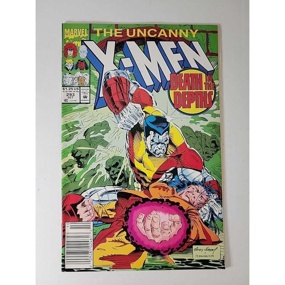 Uncanny X-Men #293  MARVEL Comics 1992 VF NEWSSTAND
